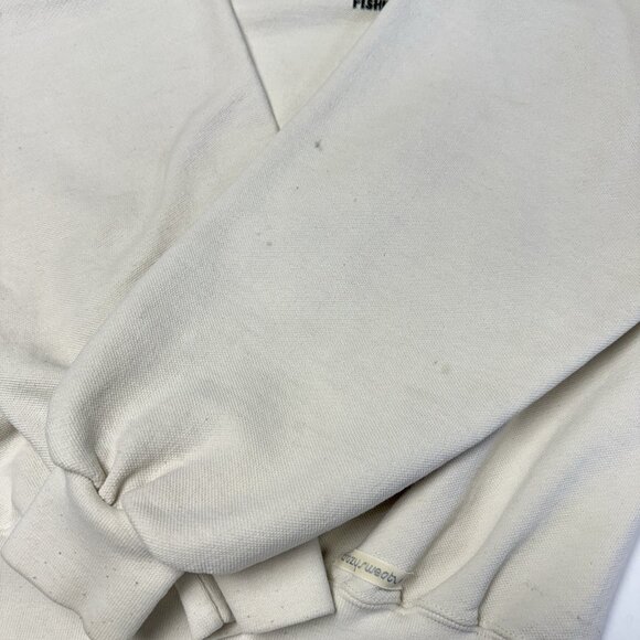 Vintage 90s Crazy Shirt Sweatshirt Kona Jacks Fishing White Crew Neck - Picture 8 of 16